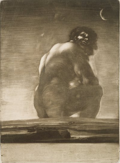 着席巨人 作： Francisco de Goya