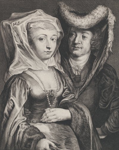聖ピピン 1 世と娘の聖ベッガ。 1645-72。 作： Franciscus van der Steen