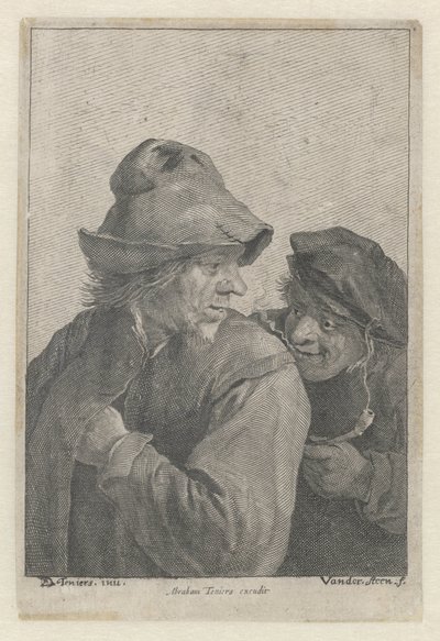 二人の農家 作： Franciscus van der Steen