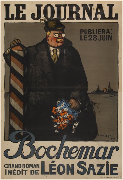 Bochemar - Poulbotによるポスター 作： Francisque Poulbot