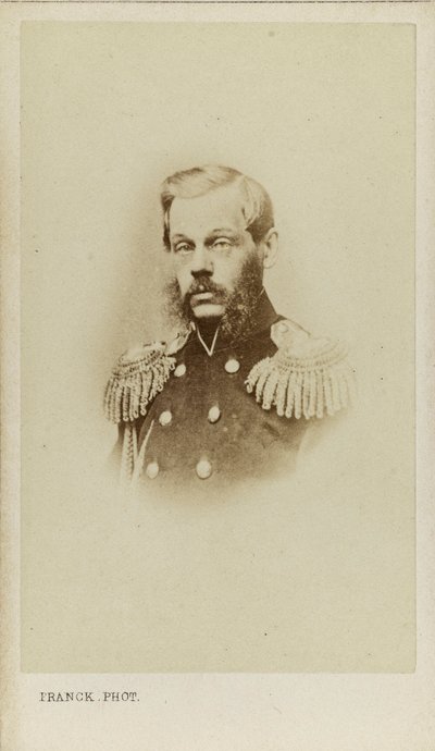 Dmitry Alekseevich Milyutin 1816-1912 伯爵の肖像画。 作： Franck