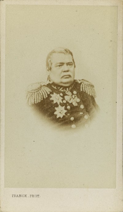 ニコライ・ムラヴィョフ＝アムールスキー伯爵の肖像 1809-1881年、1865年頃。 作： Franck