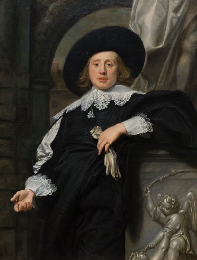 男の肖像 作： Franco Flemish School