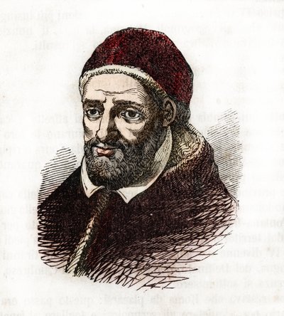 教皇クレメンス 8 世 (クレメンテまたはクレメンス) の代表 (1592-1605) 作： Franco Mistrali