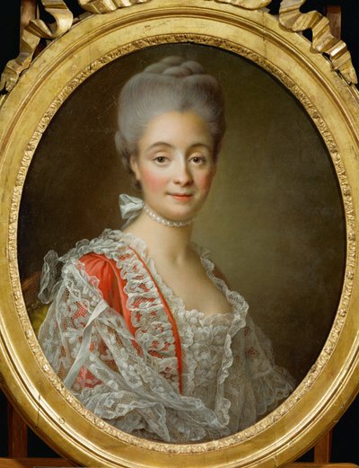 ジャック＝ブノワ・ロワ夫人の肖像 作： Francois-Hubert Drouais