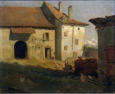 ファームヤード 作： Francois-Louis-David Bocion