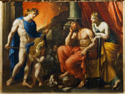 Orphee devant Pluton et Proserpine - 冥王星とプロセルピナの前のオルフェウス ... 作： Francois (1590-1650) (after) Perrier