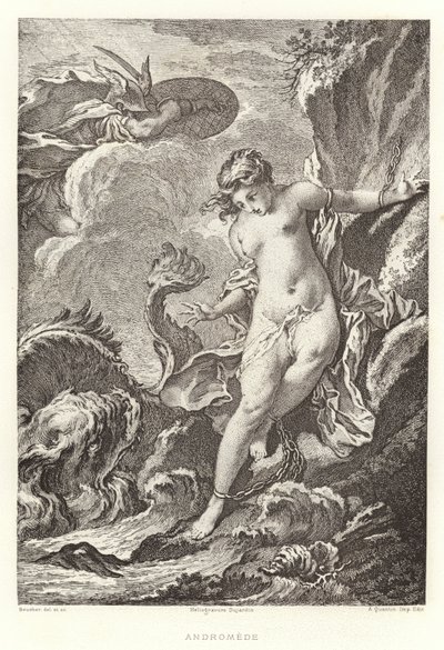 アンドロメダ(彫刻) 作： Francois (after) Boucher