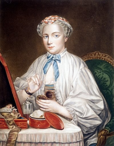 フランソワ・ブーシェ（1703-1770）のカンヴァスに描かれた絵をエッチングしたもの。 作： Francois (after) Boucher