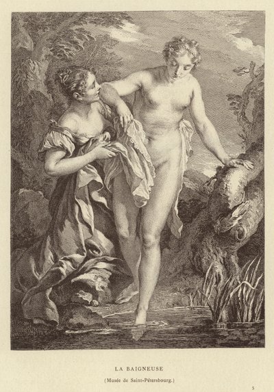 The Bather 作： Francois (after) Boucher