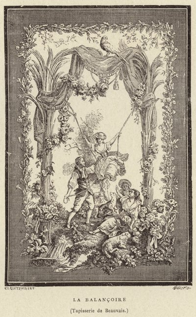 ザ・スウィング 作： Francois (after) Boucher