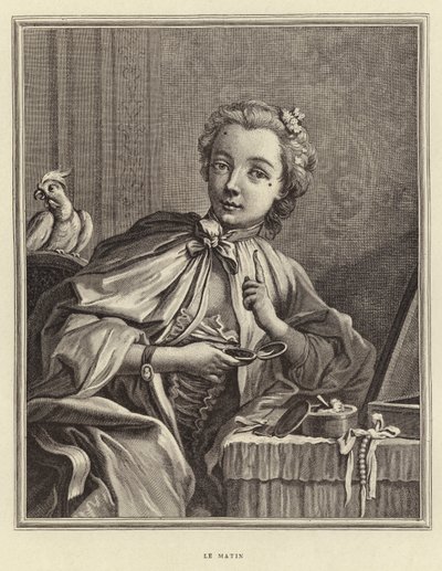 ル・マタン（彫刻 作： Francois (after) Boucher