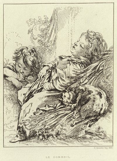 スリープ(彫刻) 作： Francois (after) Boucher