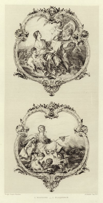 歴史、雄弁(エログロ) 作： Francois (after) Boucher