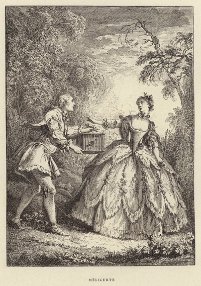 メリチェルト（彫刻 作： Francois (after) Boucher