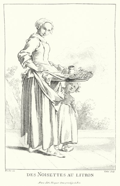 ナッツセラー（彫刻 作： Francois (after) Boucher