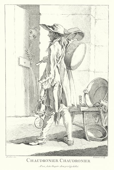ポット＆パンセラー（彫刻 作： Francois (after) Boucher