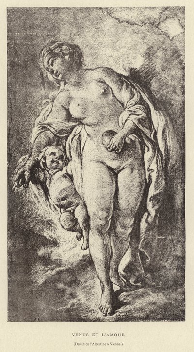 金星と愛 作： Francois (after) Boucher