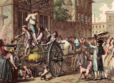 The Assault on John Malcolm（ボストン、1月25日 作： Francois (after) Godefroy