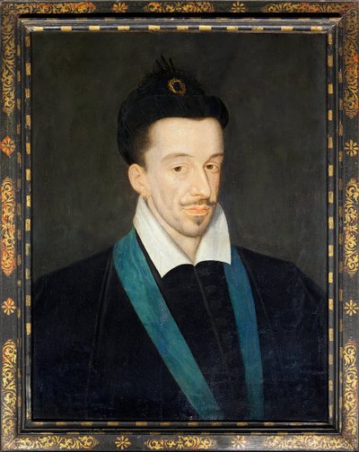 フランス王ヘンリー3世の肖像（1551-1589）、1582-86年頃（絵画） 作： Francois (attr.to) Quesnel