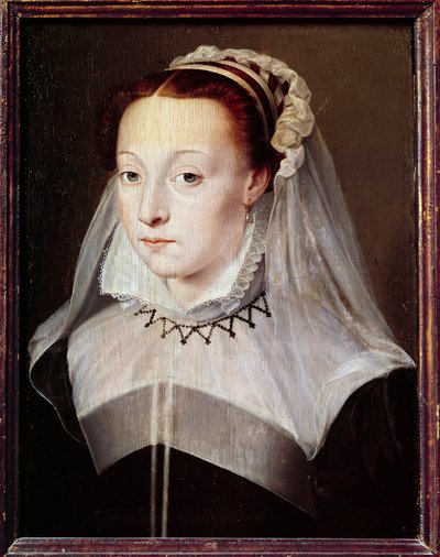 レッツ公爵夫人アントワネット・ドルレアンを想定した肖像画 フランソワ・クルエの工房の絵画。1596年 日0.23 X 0.33 m 作： Francois (workshop of) Clouet