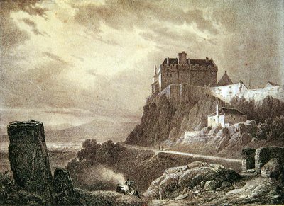 ヴィルヌーヴが刻まれたスターリング城 作： Francois Alexandre Pernot