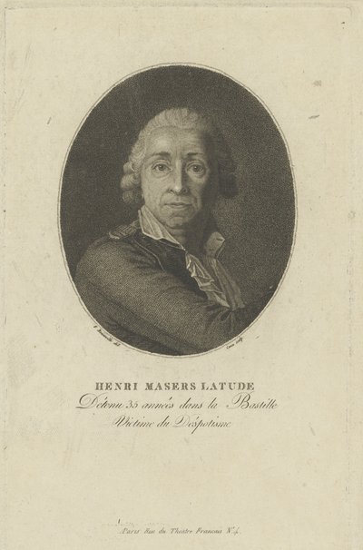 アンリ・マザー・ド・ラトゥド1725-1805の肖像、c。 1793年。 作： Francois Bonneville