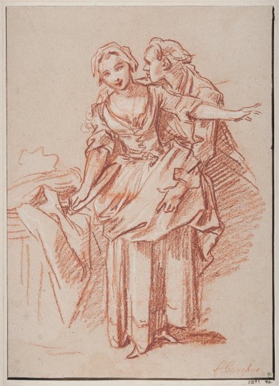 誘惑 作： François Boucher