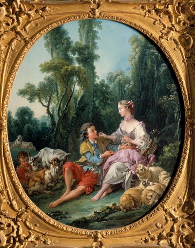 彼らはブドウのことを考えているのだろうか？1746年（キャンバスに油彩） 作： François Boucher