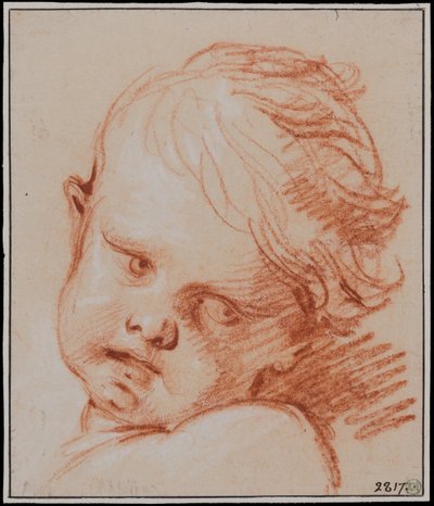 子供の頭 作： François Boucher