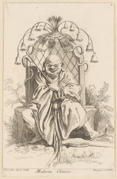 中国の医師 作： François Boucher