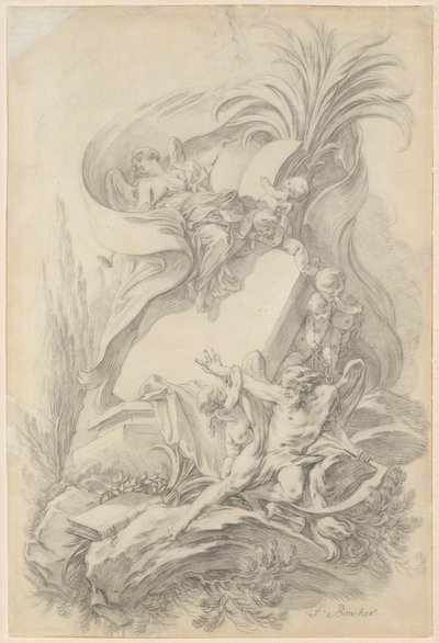 口絵のデザイン：「愛は時の流れを止める」 作： François Boucher