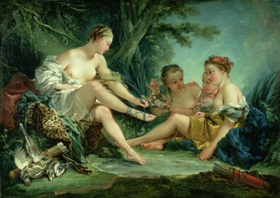 狩りの後のダイアナ 作： François Boucher