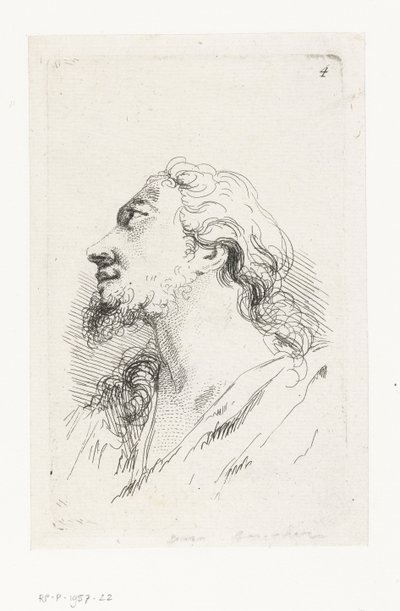 キリストの頭 作： François Boucher