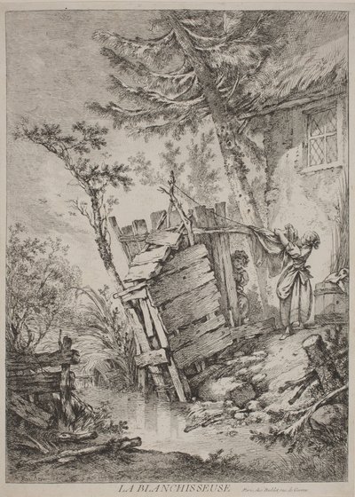 『洗濯婦』 作： François Boucher