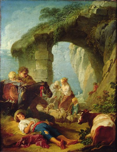 パストラルシーン 作： François Boucher