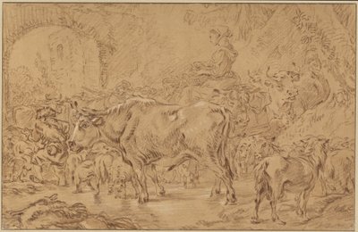 群れへ戻る 作： François Boucher
