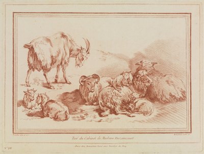 羊の群れ 作： François Boucher