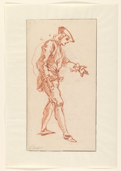立ち姿の狩人 作： François Boucher