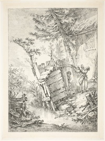 ランドリー 作： François Boucher