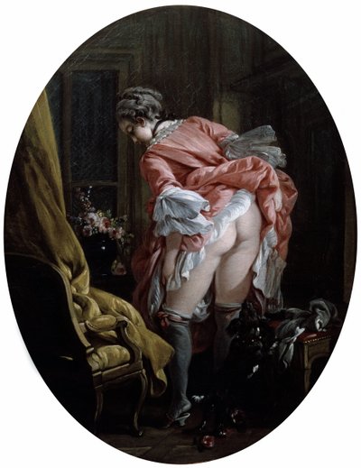 レイズド スカート 作： François Boucher