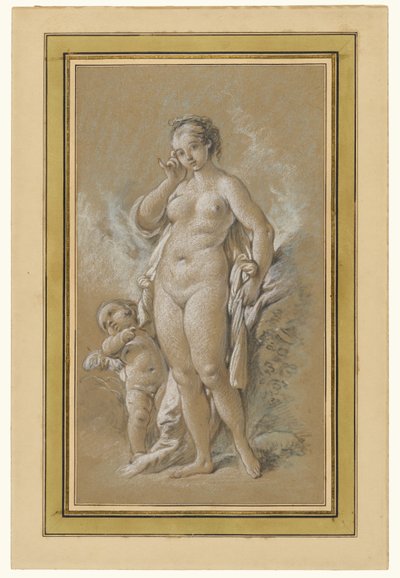 ヴィーナスとキューピッド 作： François Boucher