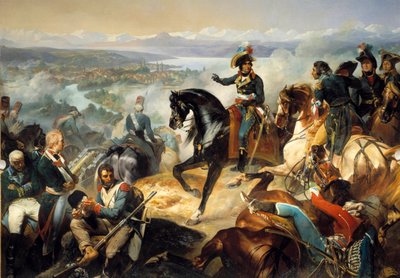 チューリッヒの戦いでアンドレ・マッセナが勝利、9月25日 作： Francois Bouchot
