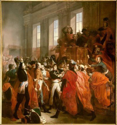 ボナパルトとセント・クラウドの500人評議会 作： Francois Bouchot