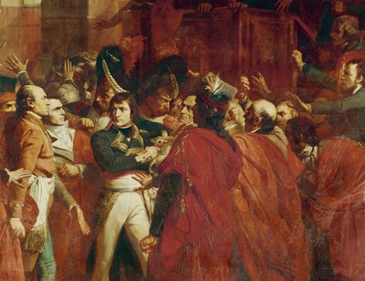 ボナパルト将軍、サンクトペテルブルクでのサンク・サン会議にて... 作： Francois Bouchot