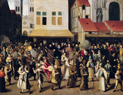 1590年の聖リーグの行列 作： Francois Bunel