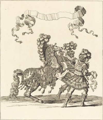 主な馬とローマの新郎 作： Francois Chauveau