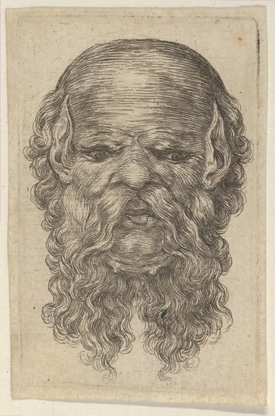 Divers Masques、ca. 1635-45。 作： Francois Chauveau