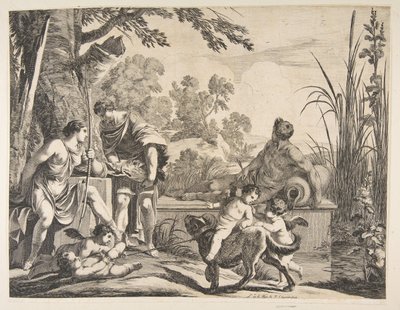 Meleager and Atalanta、1643 作： Francois Chauveau