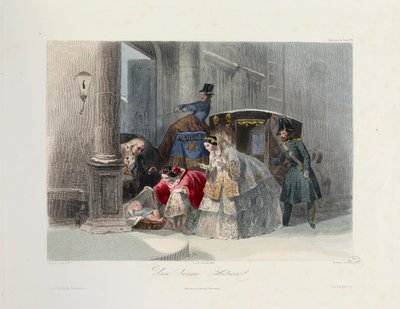 Les Modes Parisiennes、c.1860の善行 作： Francois Claudius after Compte Calix